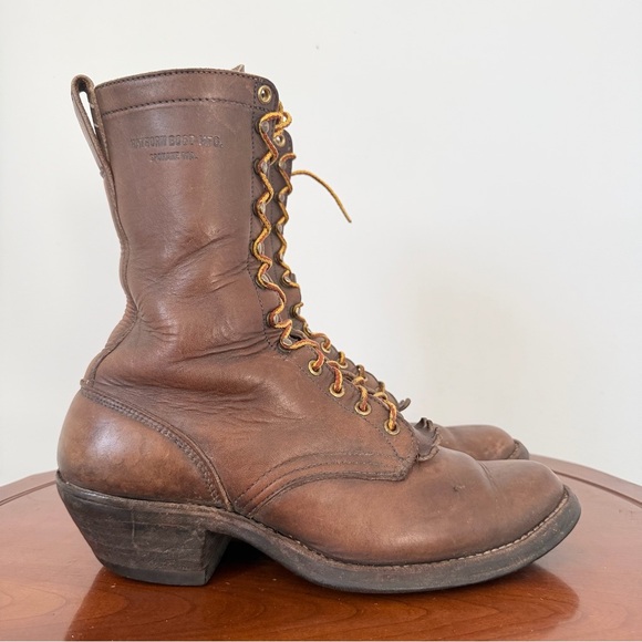 White'S Other - White’s Handmade Men’s Hathorn Packer Leather Lace-Up Kiltie Cowboy Boots | 9.5